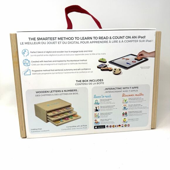 EUC Marbotic Deluxe Wooden Letters Numbers iPad Pre-K Homeschool - Picture 8 of 8